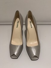 Scarpa argento prada con - prada, tacco