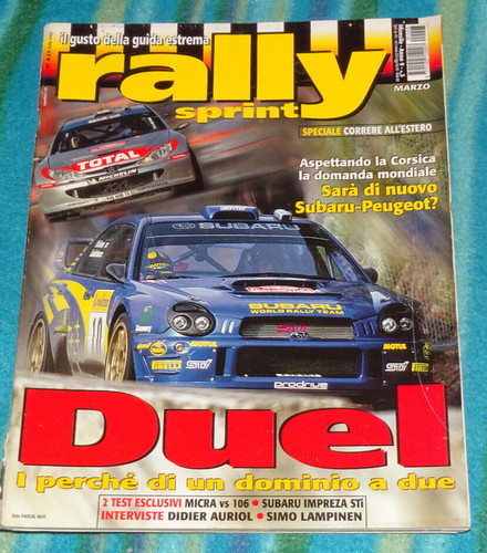 Rally sprint rivista rallye - sprint,