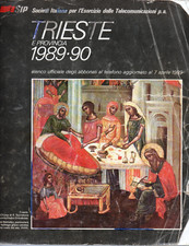 LX e4 - SIP - TRIESTE - Elenco abbonati al telefono 1989-90