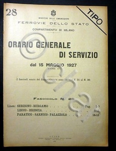 Ferrovie orario generale - orario,