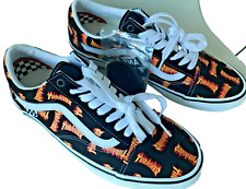 VANS OFF THE WALL THRASHER SCARPE DA GINNASTICA + PAIO EXTRA LACCI NERI TAGLIA 10,5 UK