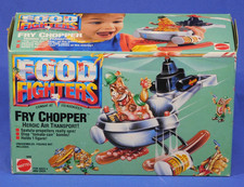 FOOD FIGHTERS FRY CHOPPER VEICOLO NUOVO SIGILLATO MATTEL 1988