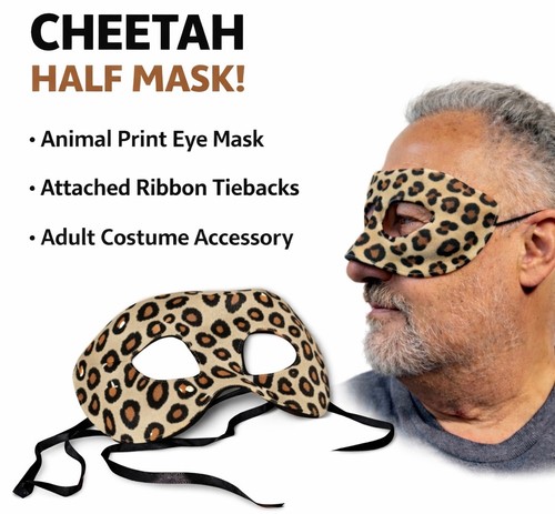 Mezza maschera ghepardo occhio - maschera,