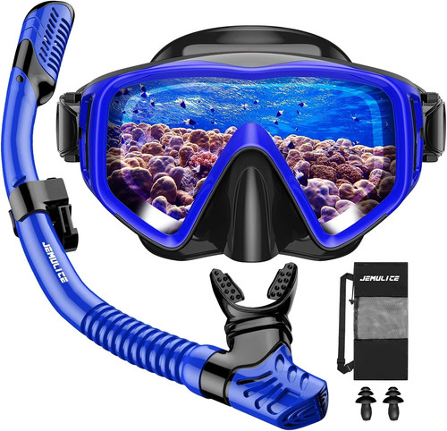 Adult snorkeling set with mask - adult,