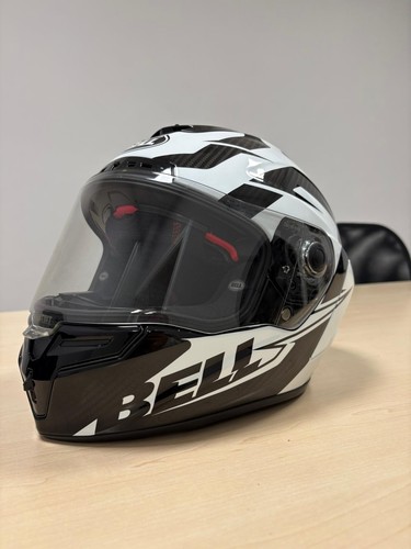 Casco integrale nero bianco - casco, nero/bianco