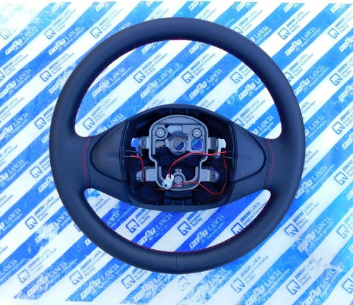 Nuovo volante pelle filo rosso - filo,