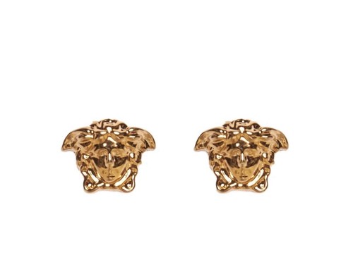 Versace medusa earrings - versace,