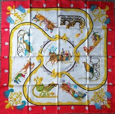 Sciarpa Hermes Carre90 piuma e