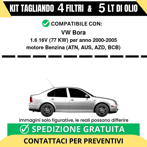 Tagliando castrol 4 - 5, lt