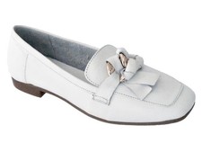 VALLEVERDE SCARPE BASSE DONNA ESTATE 29502  MOCASSINI IN PELLE WHITE