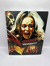 Splatter University Blu Ray DVD OOP Vinegar Syndrome w/ Slip Cover
