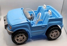 Barbie Vintage Blue Beach Wrangler Cruiser Jeep 1999 MATTEL NON COMPLETA 