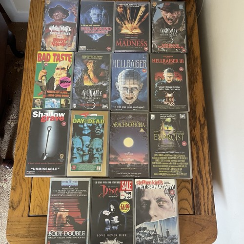 Huge horror vhs job lot - huge,