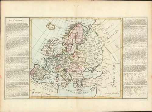 1767 europa antica mappa - 1767,