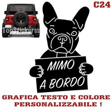 ADESIVO STICKER CANE A BORDO