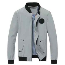 giacca uomo giubbino grigio