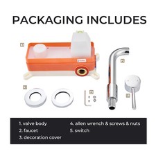 Rubinetto bagno maniglia