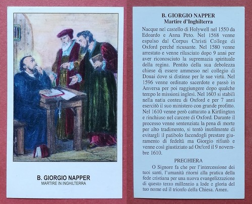 Santino holy card giorgio - santino, card:
