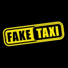 Adesivo in vinile finto taxi
