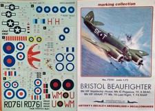 Decalcomanie - 1/72: Bristol BEAUFIGHTER