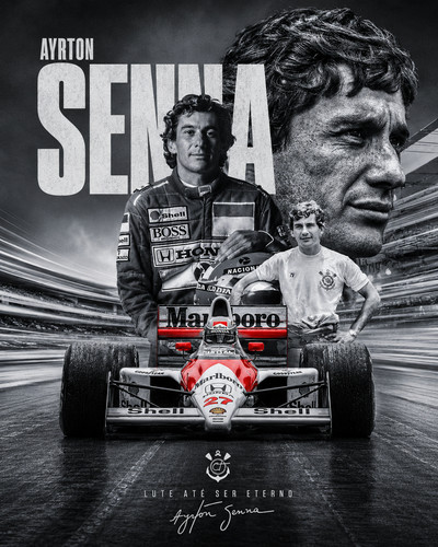Ayrton senna poster formato - senna,