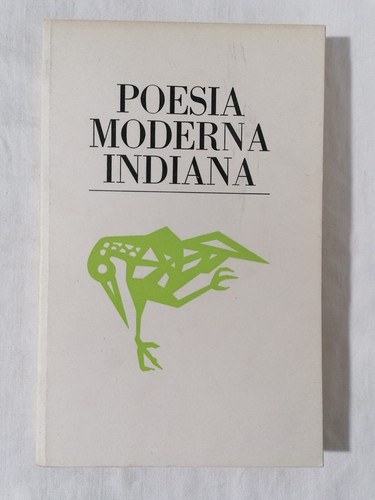 Poesia moderna indiana libro - moderna,