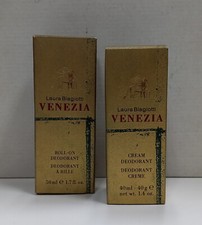 LAURA BIAGIOTTI VENEZIA DEODORANTE ROLL ON 50 ML..DEODORANTE CREMA 40 ML VINTAGE