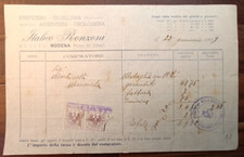 1919 MODENA Fattura