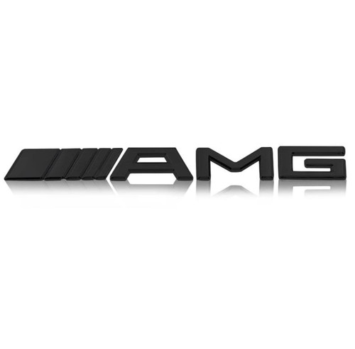 Logo adesivo amg nero - logo,
