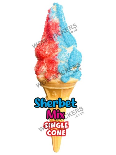 Adesivo furgone gelato sherbet - adesivo,