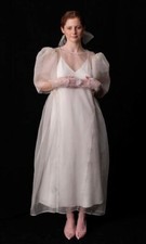 Abito Maxi Da Sposa In Organza