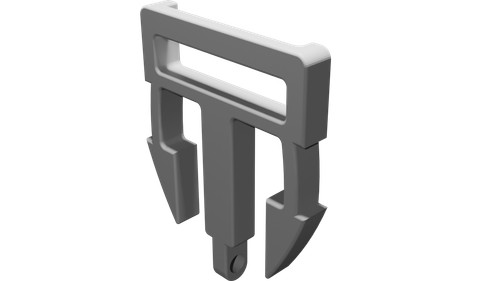 Fibbia clip maschio - fibbia,