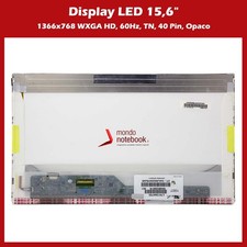 Display LED 15,6" 1366x768 40Pin per HP Compaq 610 620 625 635 CQ57 CQ58 CQ61