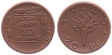 Prova pfennig 1920 per - prova,