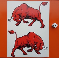 Adesivi decalcomania Red Angry