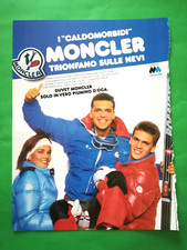RITAGLIO DI GIORNALE CLIPPING MONCLER DA COLLEZIONE ANNI 80 - (175)