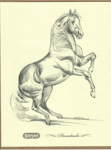1980 breyer destado scetch - 1980,
