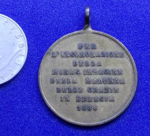 Brescia medaglia incoronazione - brescia,
