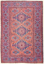 TAPPETO SUMAK CAUCASICO  ANTICO mis:330X215  Cm
