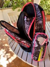 Seven Zaino scuola New Advanced Heart Girl 7.1 nero/rosa (ASTUCCIO INCLUSO)