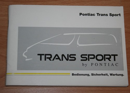 Pontiac trans sport manuale - pontiac,