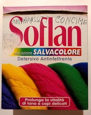 SOFLAN SALVACOLORE SCATOLA DI CARTONE DETERSIVO GRANDE g. 2.500 VUOTA VINTAGE