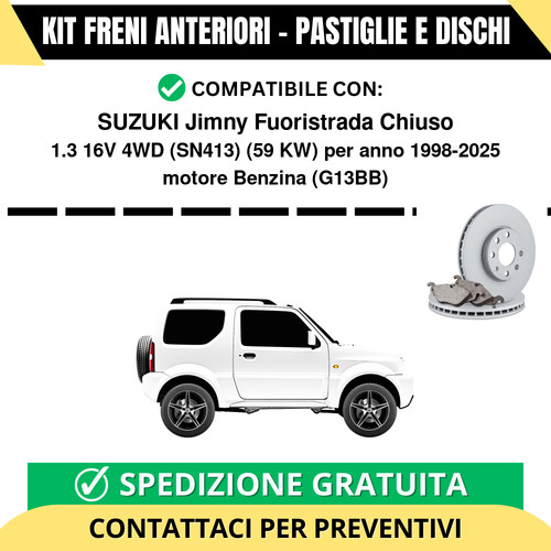 Kit freni anteriori - freni, suzuki