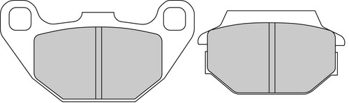 Pastiglie freno semi met - pastiglie, per