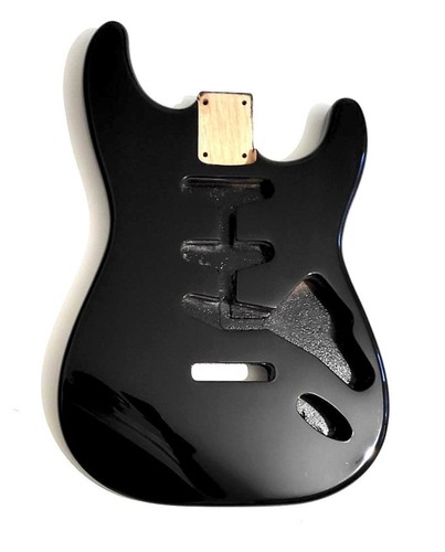 Corpo stratocaster noir - noir, in