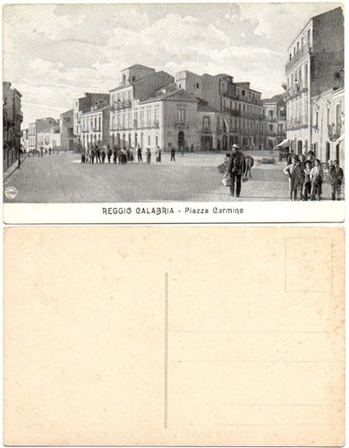 Cartolina reggio calabrria - reggio,