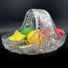 Cestino in cristallo Boemia