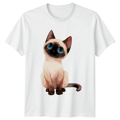 Maglietta gatto siamese - maglietta,