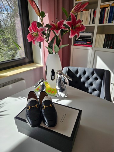Mocassino gucci jordan black - mocassino,