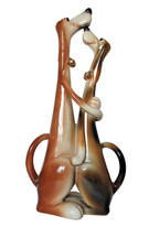 Grande scultura due cani